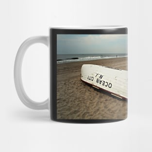 Lifeguard Boat Ocean City, NJ Mug